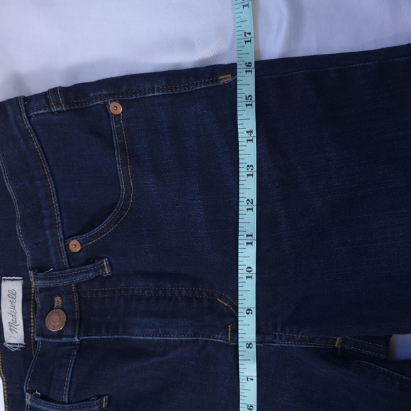 Madewell 9" Highrise Skinny Dark Wash Jeans Size 27 - Picture 5 of 8